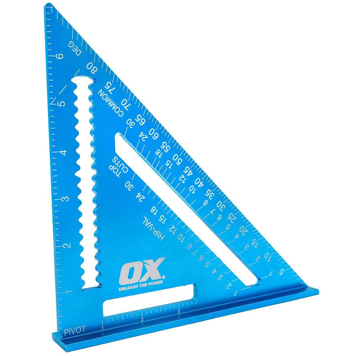 OX 7" Aluminum Rafter Square